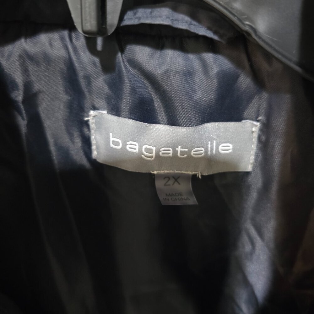 Bagatelle Navy Blue Women's Vest 2X - Picture 3 of 9